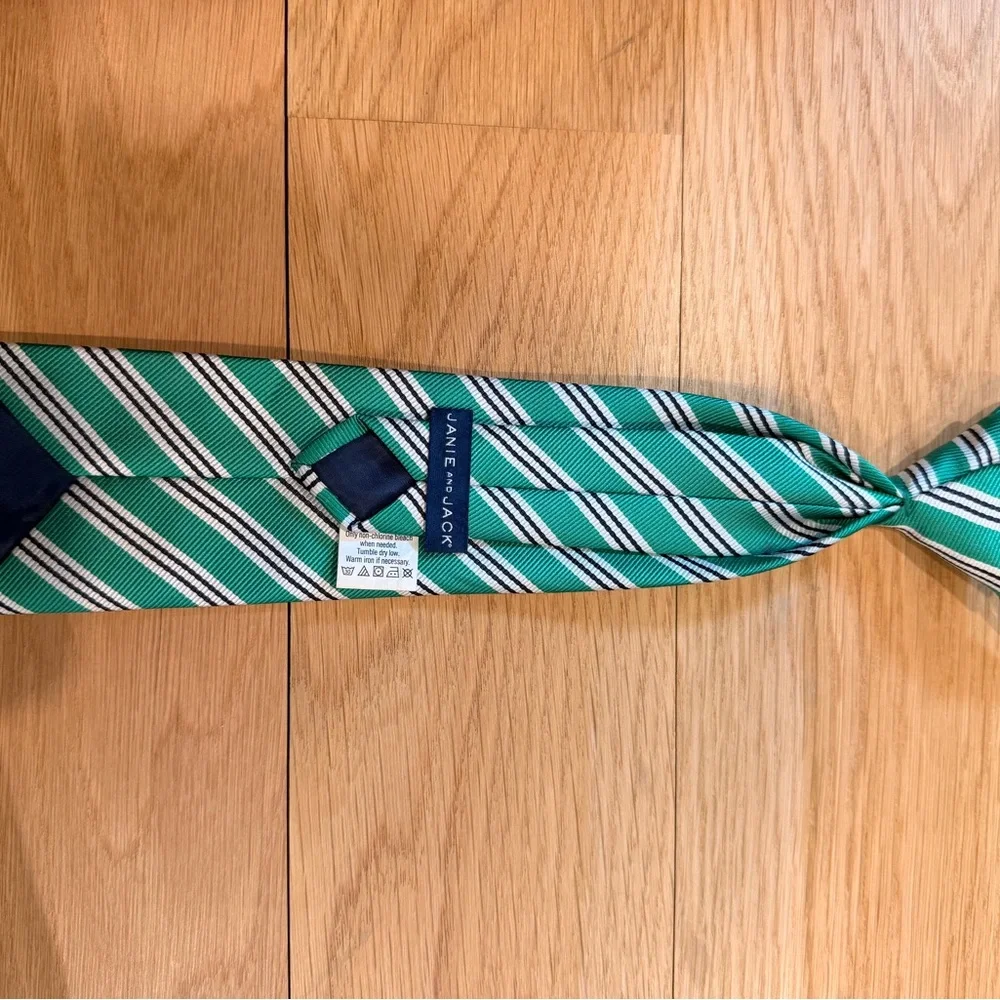 Janie and Jack Velcro Striped Tie